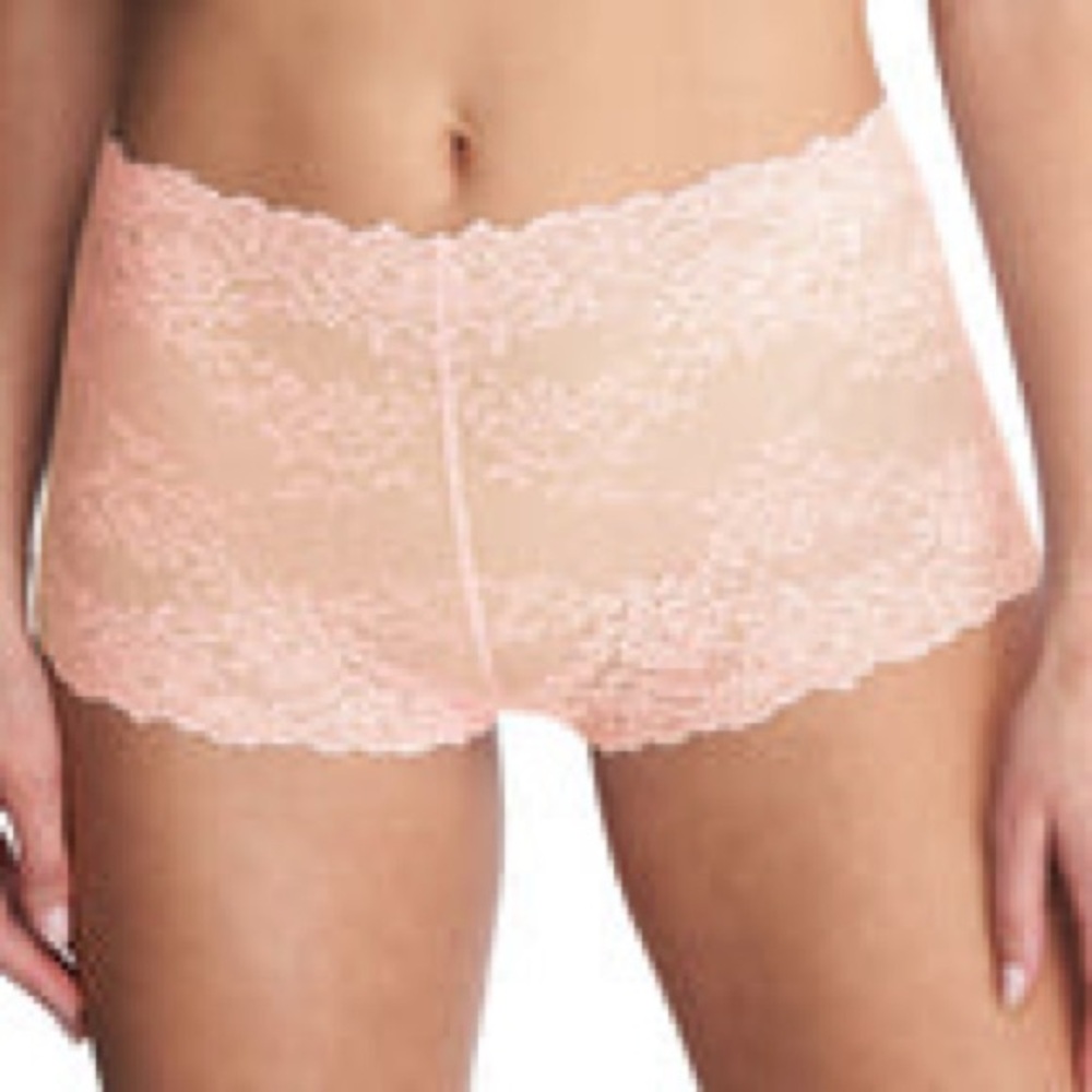 NEW Natori Lace Boyshorts in Pink